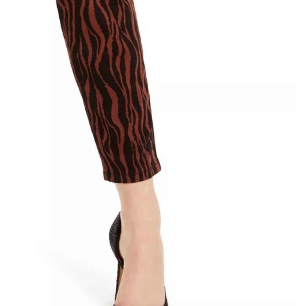 Inc Tiger-Print Skinny Jeans View 3